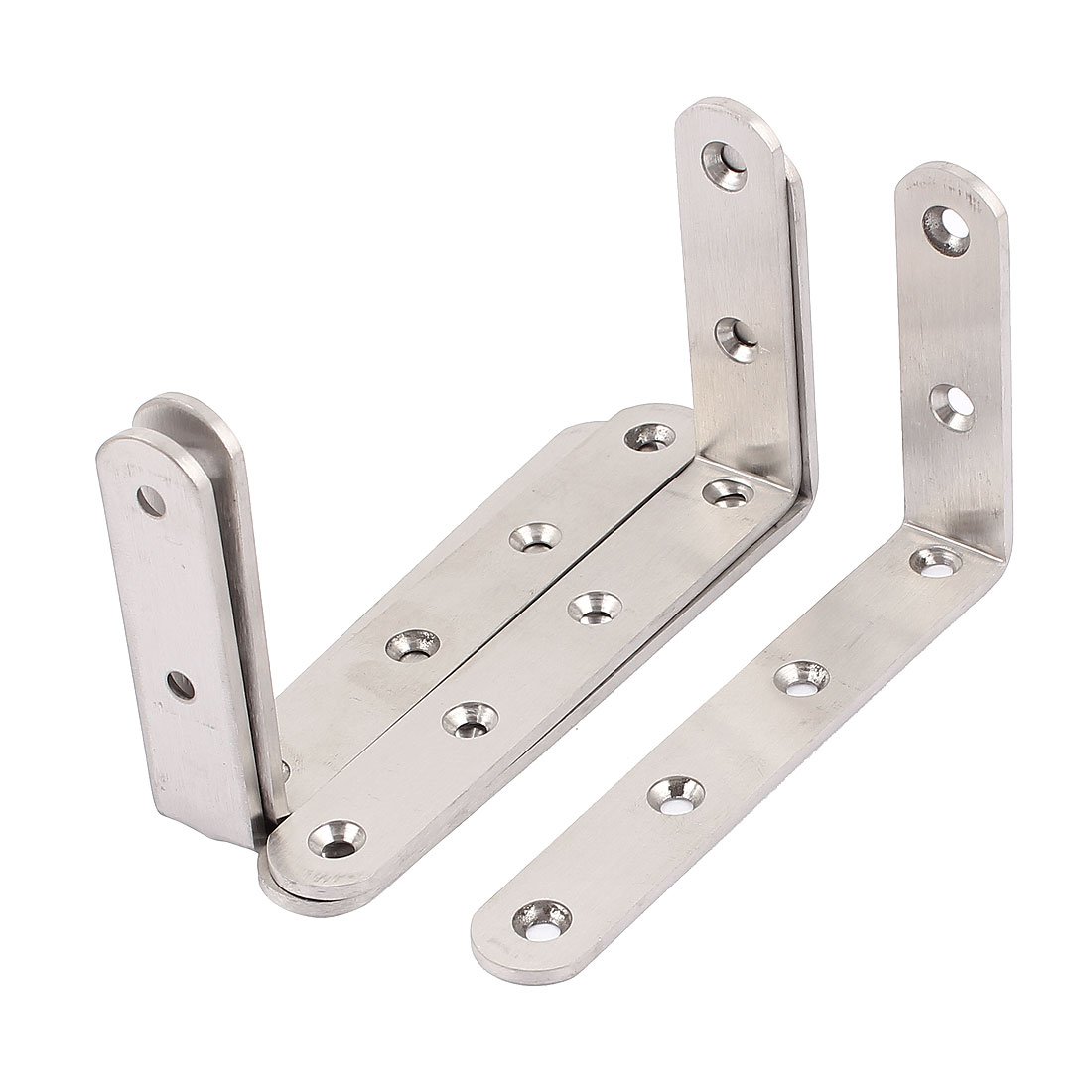 Sourcingmap Stainless Steel 90 Degree Corner Brace Angle Bracket Repair Part 5pcs