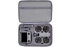Carrying Case for DJI Avata 360 Drone, Waterproof PU Hard Shell Case Travel Storage Bag for Avata 360 Accessories (Fly More C