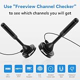 Chaowei 2025 High Gain Freeview TV Aerial with Magnetic Base 120 miles view 2