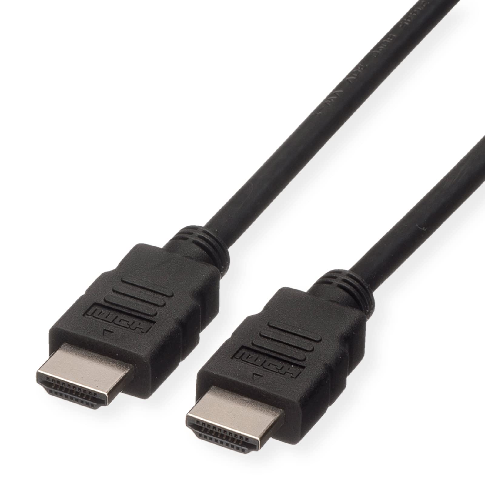 Roline HDMI High Speed Cable + Ethernet, LSOH, M/M, black, 1.0 m