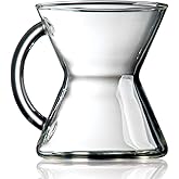 Chemex Hand Blown Glass Coffee Mug, 10 Ounce | Handblown Non-Porous Glass, Preserves Pure Coffee Flavor, Coffee Lover Gift