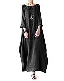 Jacansi Women Casual Party Oversize Cotton Linen