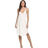 GYS Women's Bamboo Viscose Full Slips for Under Dresses Adjustable Spaghetti Straps Cami Slip Dress