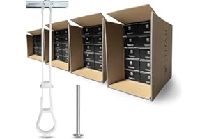 TITAN ANCHORS 400-Pack 1/4"-20 Heavy Duty Quick Toggle Anchors with Bolts Bulk Set | for Drywall, Metal Studs, and Concrete Block | Holds 260+ Lbs. | 400 Toggles + 400 Bolts