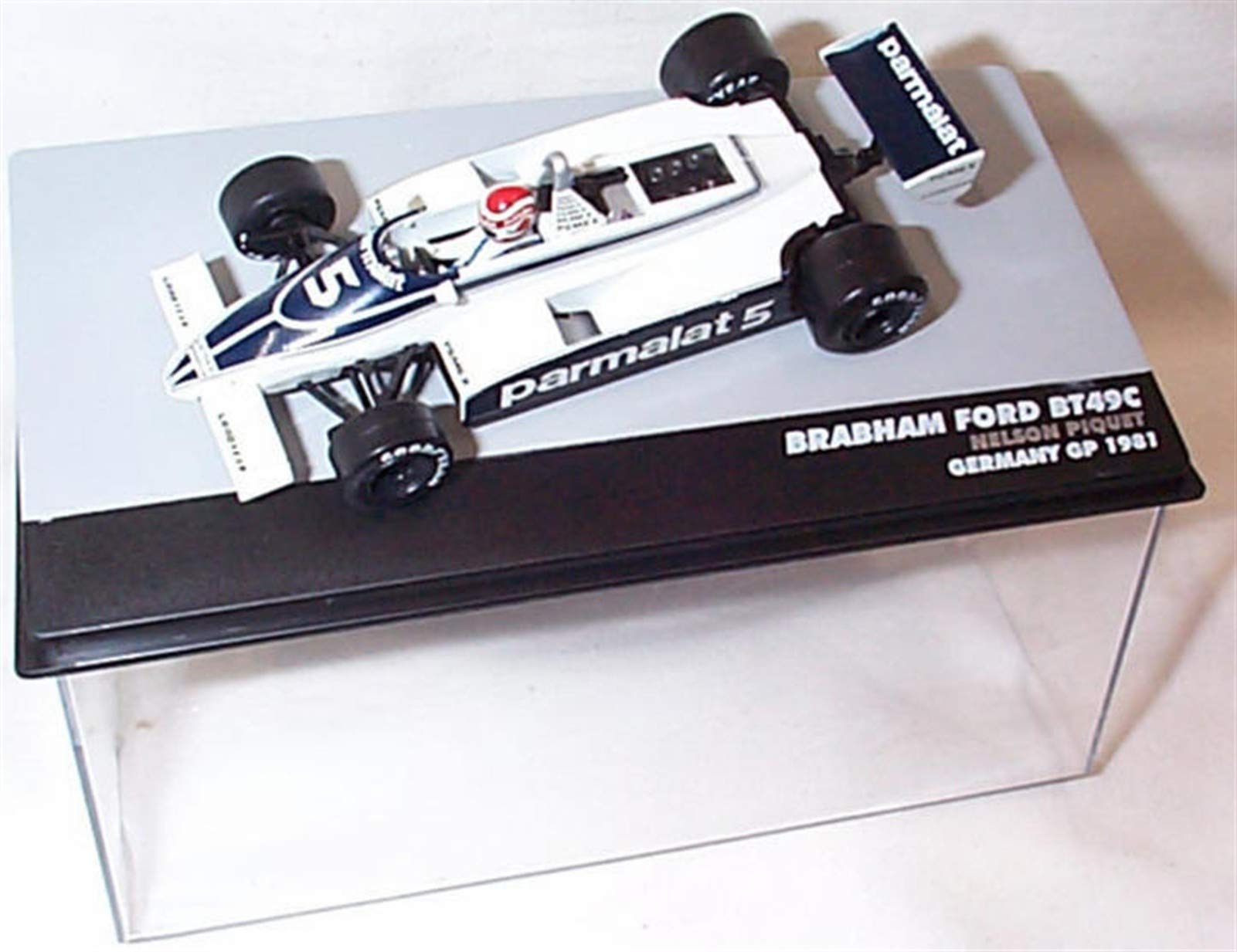 ixo white/black no5 brabham ford BT49C nelson piquet germany GP 1981 car 1:43 scale diecast model