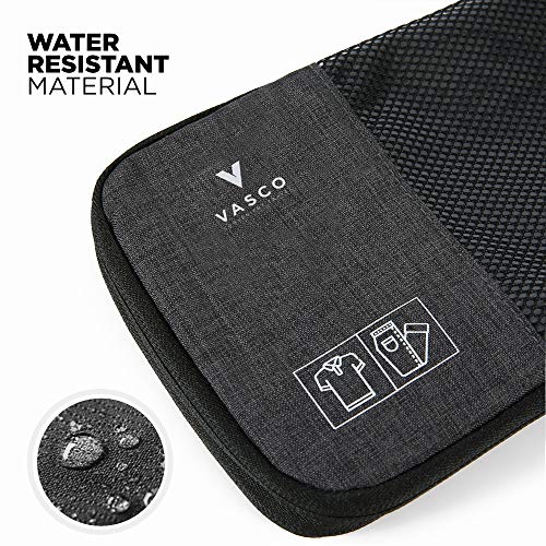VASCO Compression Packing Cubes for Travel Premium Set of 4 Luggage Organizer Bags (S+2M+L