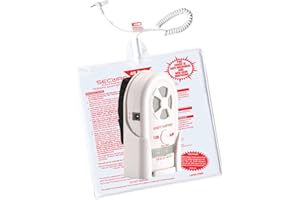 SECURE SAFETY SOLUTIONS Secure Chair Alarm for Elderly Dementia Patients - 12x12 in Pressure Sensor Pad, 80-120 dB Monitor - Fall Prevention Devices, Monitoring Kit Caregiver Alert, Perfect Complement to Bed Alarm