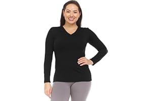 Thermajane Long Sleeve Thermal Shirts for Women Cold Weather, Womens Thermal Underwear Tops, Base Layer Women Thermal