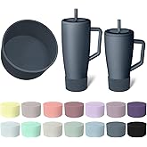 Kaitiaki Silicone Boot Compatible with Brumate Era 40 oz 30 oz Tumbler, Anti-Slip Bottom Sleeve Cover Bumper, Scratch-Resistant Protective Accessories, BPA-Free (Nightfall Blue)