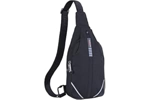 Waterfly Small Crossbody Sling Backpack Anti Theft Backpack for Traveling Chest Shoulder Bag
