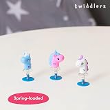 THE TWIDDLERS 36 Unicorn Jump Up Pop Up Toys Kids Party Favors 6cm view 6