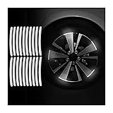 20PCS Reflective Car Wheel Decorative Stripe