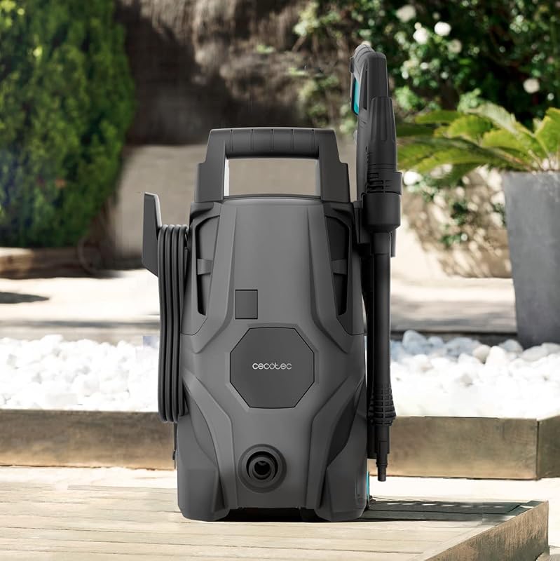 Lavadora de alta pressão cecotec hydroboost 1400 essential, 1400 w, casa, jardim ou carro, vazão 426 l/h, pressão 105 bares, bomba de alumínio, raio de ação 9 m multicolor