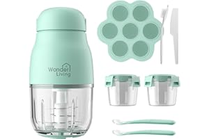 Wonder Living Baby Food Maker - Baby Food Processor Baby Food Blender for Baby Food, Fruit, Vegetable, Meat, Baby Food Puree Maker Make Fresh and Nutritious Meals for Your Little One