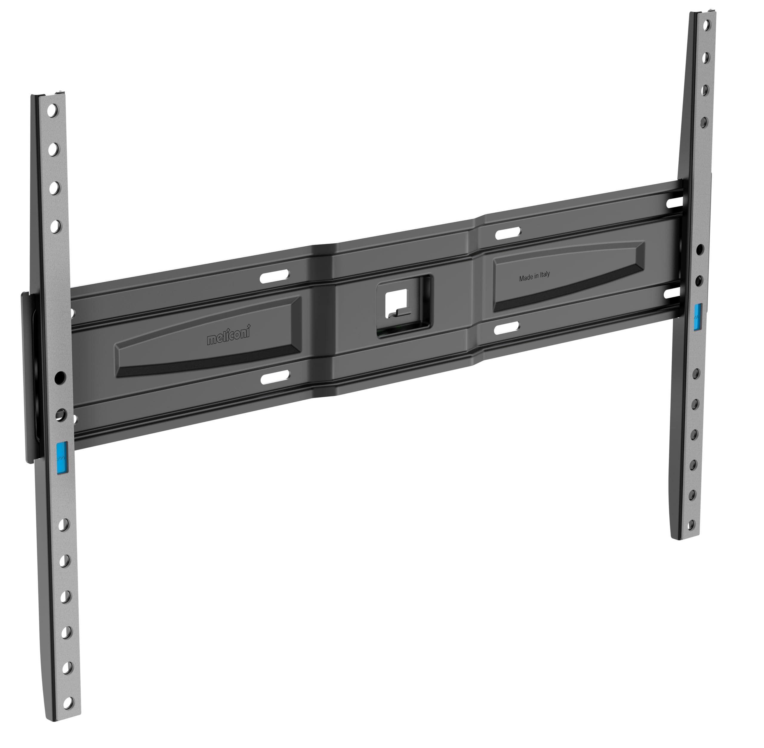 Meliconi Slimstyle Plus 600 S Fixed TV Wall Mount Also Suitable for Plasterboard TVs from 50" to 86" Vesa 300-400-600 with Fast Block and Guards Made in Italy