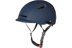 Atphfety Adult Men Women Bike Helmet with Integrated Taillight for Urban Commuter Cycling Scooter E-Bike Skateboard