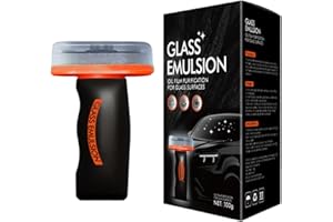Q4 Glass Guard, Q4 Glass Cleaner, Automotive Oil Film Cleaning Brush, Glas𝘀 Emulsion Cleaner, Glas𝘀 Oil Film Remover for Ca