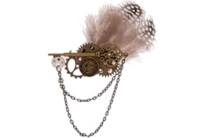 BLESSUME Unisex Steampunk Brooch Lapel Pin