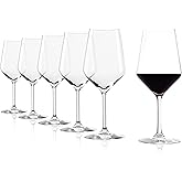Stölzle Lausitz Red Wine Glasses Revolution Set of 6, 16 1/2 oz – Premium Crystal Glasses for Red Wine – Elegant Goblets for Maximum Aroma – Dishwasher & Shock Resistant