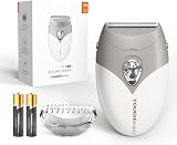TOUCHBeauty Women’s Shaver Electric Razor for Face & Body Gray