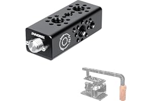 INNOREL CB2 CNC Aluminum Alloy Multi-Function Cheese Handle, Cheese Grip Extension Bar, Featuring 3/8" and 1/4" Arri Locating