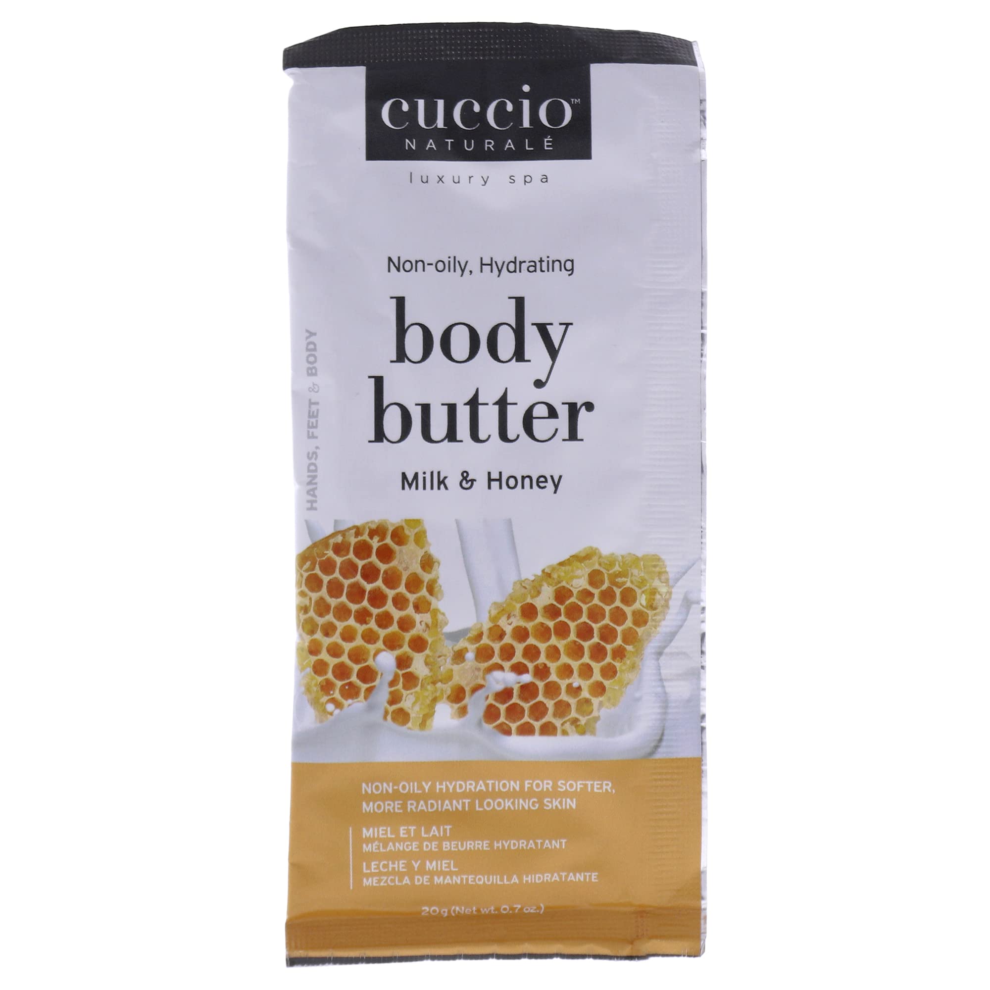 Cuccio Naturale Luxury Spa Non-Oily Hydrating Butter - Milk and Honey for Unisex 0.7 oz