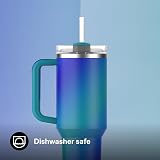 Stanley Quencher H2.0 Flowstate Tumbler 1.2L Sea Glass Aura view 6
