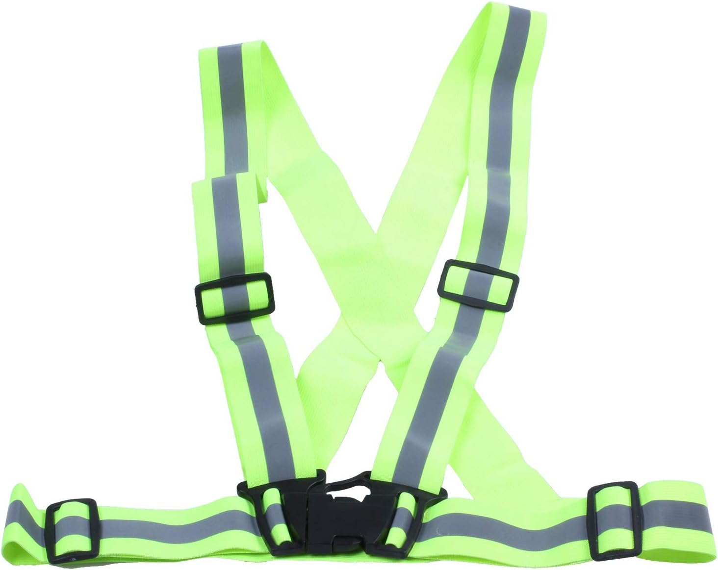 Xigeapg Reflective Safety Vest Reflective Belt Visibility Cross Belt