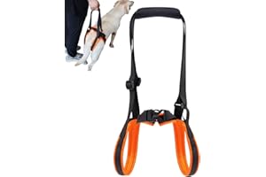 Dog Back Leg Support | Adjustable Straps Soft Handle - Puppy Back Leg Support Sling - for Large Small Disabled Injured Dogs S