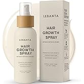 Lebanta Hair Growth Oil Spray - 100% Pure Ingredients For Non Greasy, Thicker & Stronger Hair - Organic Batana, Castor, Biotin, Saw Palmetto, and Rosemary Oil Gifts Women Scalp (4.1 Fl Oz (Pack of 1))
