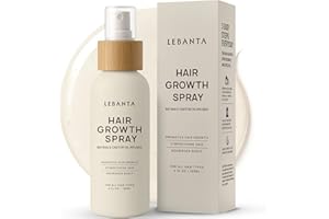 Lebanta Hair Growth Oil Spray - 100% Pure Ingredients For Non Greasy, Thicker & Stronger Hair - Organic Batana, Castor, Biotin, Saw Palmetto, and Rosemary Oil Gifts for Men & Women Scalp - 4.1 Fl Oz