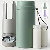 Portable Breast Milk Cooler Bottle: 30H Cooling Time, 2 x 150ml/5Oz BPA-Free, Durable Breastmilk Storage Bottles, Breastmilk Cooler, Travel Breastfeeding Milk Chiller for Baby