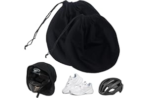 Helmet Bag with Drawstring Closure - Large & Medium Sizes, Durable Polyester, Helmet Storage for Motorcycle, Ski, Sports Gear