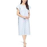 NY Threads Women's Hospital Gown Soft and Stylish Patient Gown