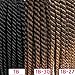 Ago 6Packs 12inch Havana Twist Crochet Hair Senegalese Twists Hair Low Temperature Braiding Hair 12Strands/Pack(12inch/6packs, 1B#)