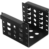 Hemobllo 3.5 HDD Cage Hard Drive Bracket Internal Mounting Tray for Desktop pc Storage Upgrade Snap-in Disk Holder 3.54 X 2.95 X 2.55 in 1 Pack