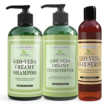Amazon Com Groveda Fast Hair Growth Oil Shampoo And Conditioner