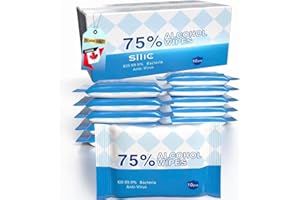 Sllic® - Disinfectant Wet Wipes - All-Purpose - 75% Alcohol Wipes - Clean & Sanitize Surfaces & Skin - Safe for Skin - Quick-