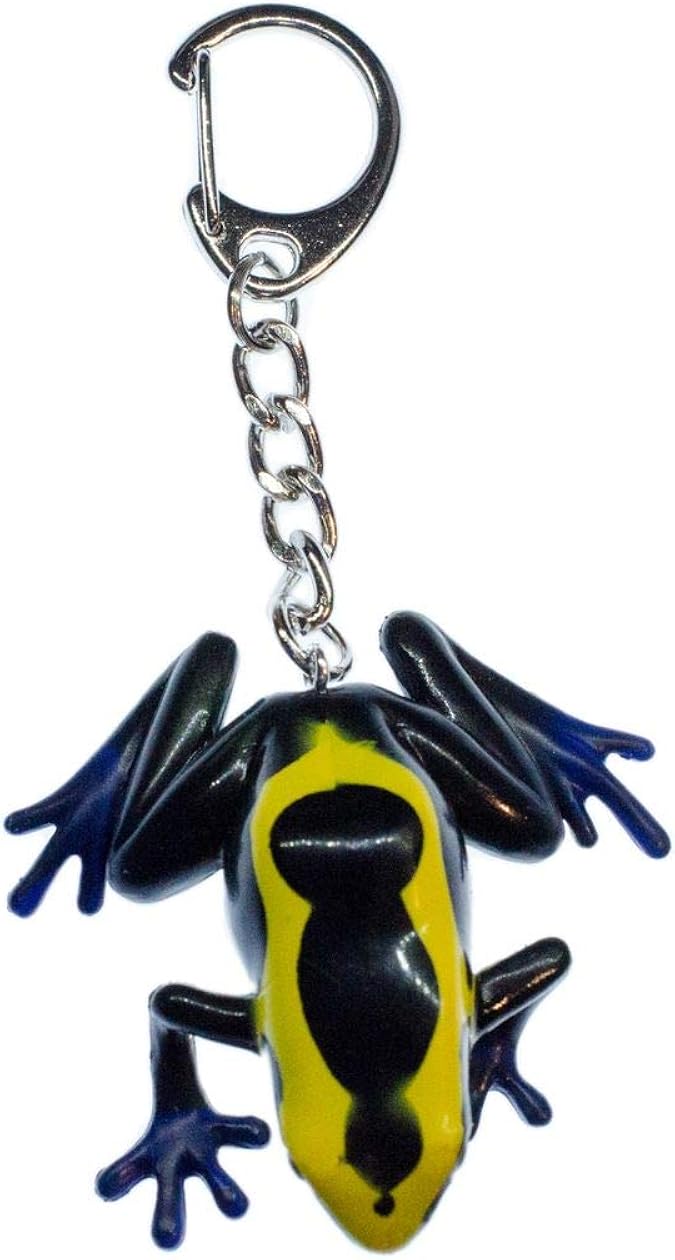 Miniblings Frog Key Ring Chain Frogs Black Yellow Amazon.co.uk Jewellery