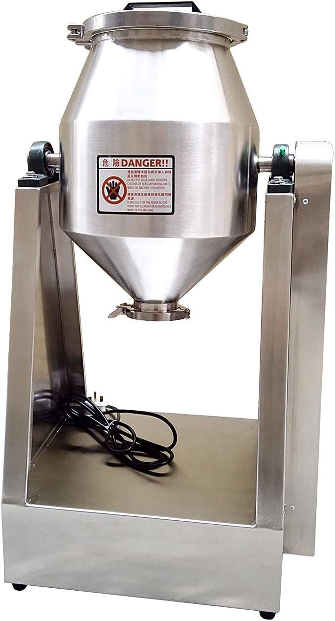 MXBAOHENG 30L Dry Powder Mixer Particle Blender Powder Mixing Machine Granual Mixer (110V)