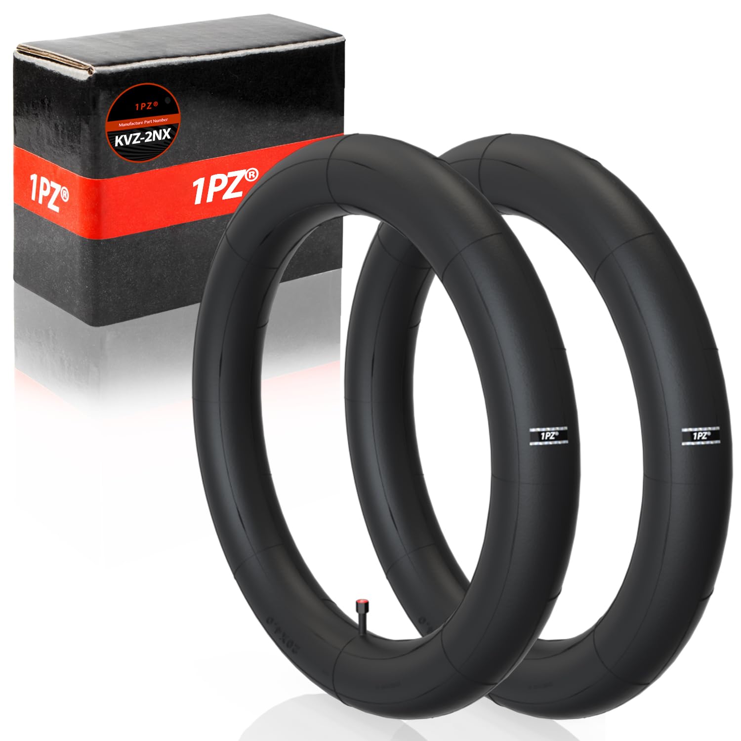 1PZ KVZ-2NX 2 Pack of 20×4.0 Fat Tyre Inner Tube with SV32mm Schrader Valve Replacement for 20 Inch Mountain Bike Electric-Bike 20 x 4.0 20 x 4.20 20 x 4.25 20 x 4.35 20 x 4.40 20 x 4.50