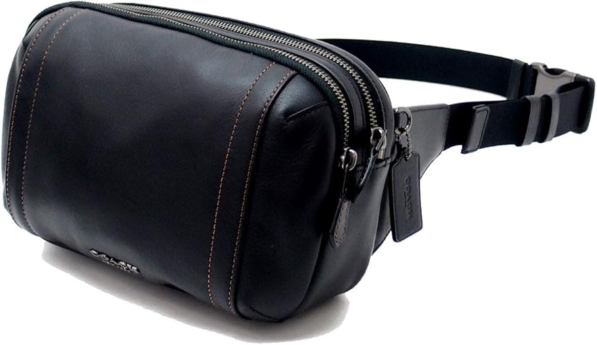 Amazon コーチ Coach バッグ メンズ ショルダーバッグ 斜めがけ ウエストバッグ レザー qbbk アウトレット品 並行輸入品 Coach コーチ ボディバッグ ワンショルダー