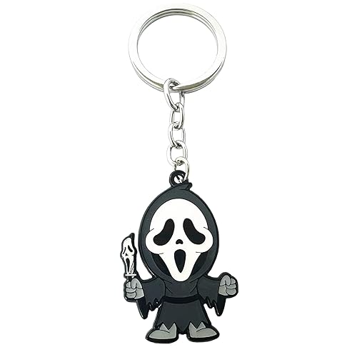 Twin Six Horror Halloween Keychain, Michal Myers It PenyWis Chuky