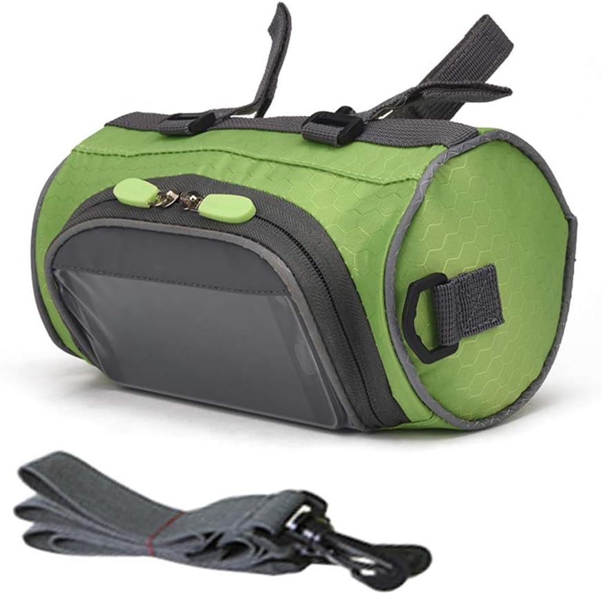 ZUKKA Bike Handlebar Bag,Bike Triangle Frame Bag,Adjustable Waterproof