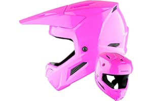 1Storm Youth Motocross Helmet Kids ATV Helmet BMX MX Dirt Bike Go Kart Teenager Glossy Pink