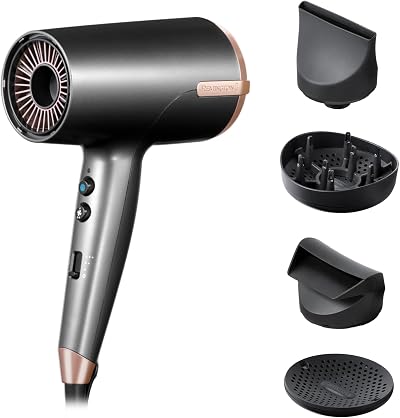 Remington ONE Dry and Style Hair Dryer 2000W 8 Heat Settings 4 Attachments