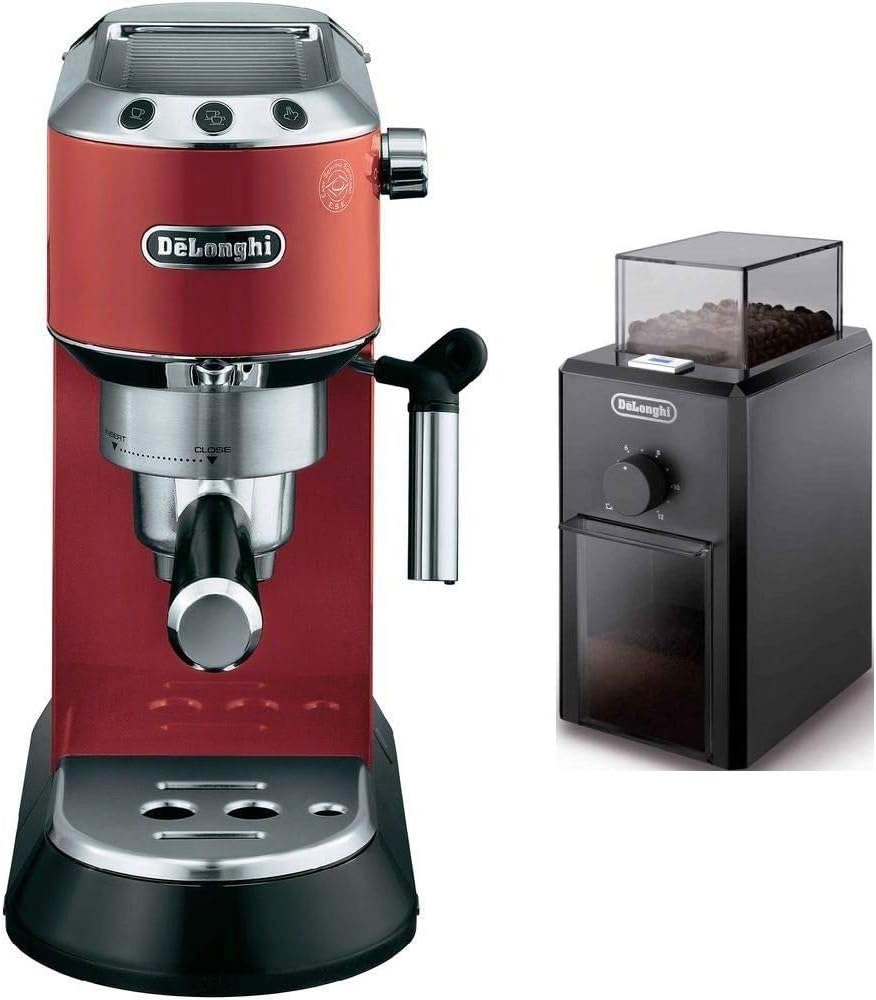 De'Longhi Powder Espresso Machine Red, EC680.R + KG79 Buy Online at