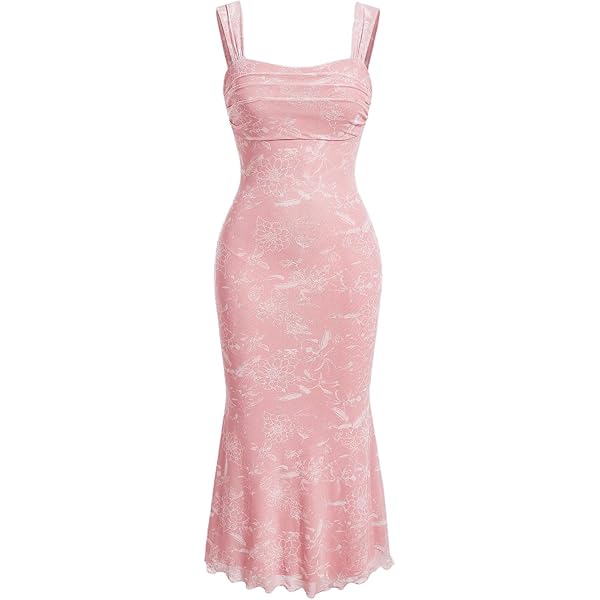 Vestido Boho Floral GORGLITTER - Elegância E Conforto Para Ocasiões Especiais