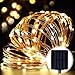 Ihomy Solar Powered String Lights, 33ft 100 LEDs Waterproof Fairy Lights, Outdoor/Indoor Starry Copper Wire Lights, Decoration Lights for Gardens, Home, Wedding, Party, Christmas