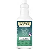 Steam &amp; Go Demineralized Water for Steam Mop, Eucalyptus Mint, 32 oz | Ready-To-Use, No Dilution, Pre-Mixed Cleaning Solution, Compatible with Any Steam Cleaner, Without PVC, No Residue